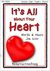 It's All about Your Heart - Flute Part Unison/Two-Part choral sheet music cover